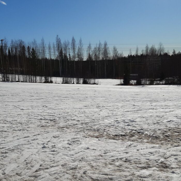 Tähän rakennetaan Lakeuden viestin 2021 kilpailukeskus. Vielä pitää lumien sulaa...