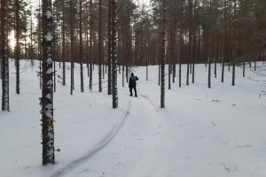 Siellähän se "lumimies" nousee supasta...